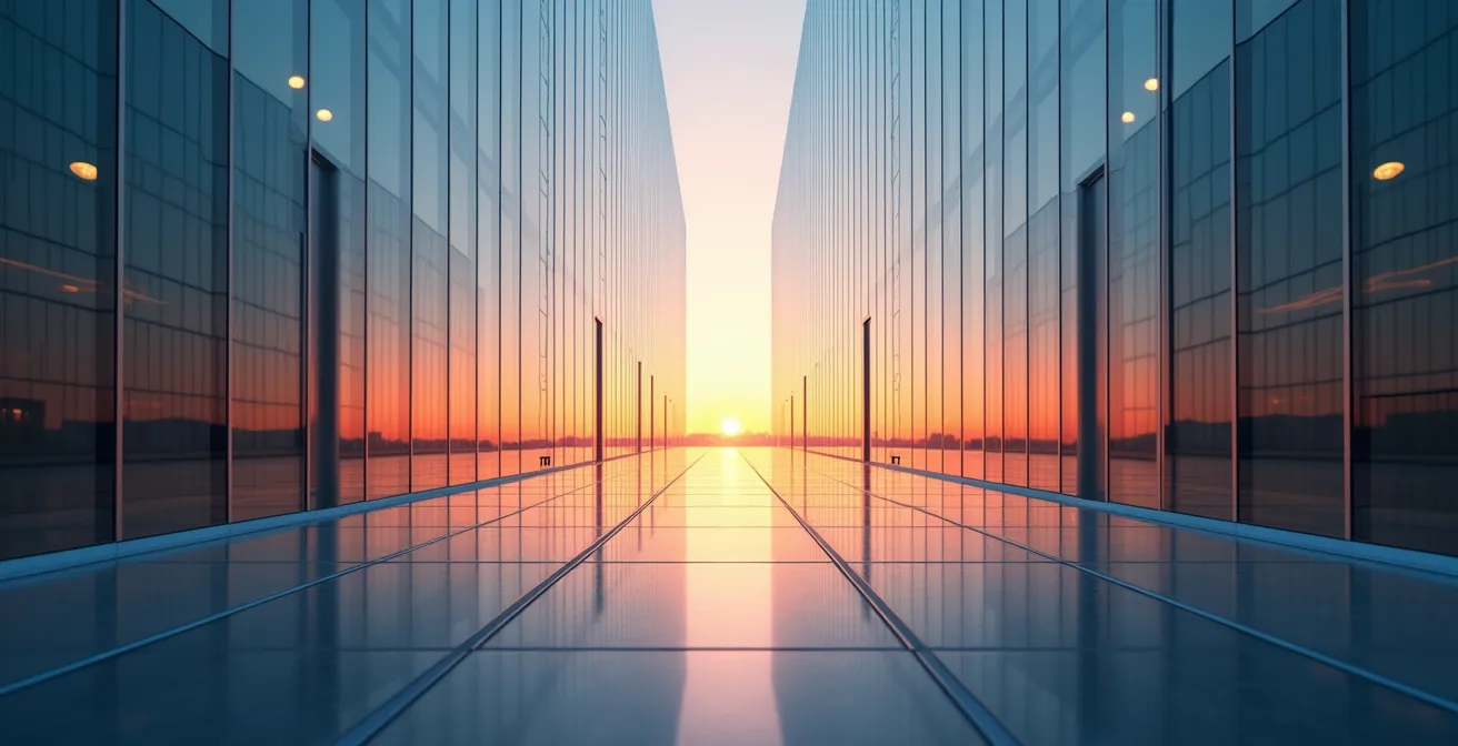 Conceptual interior view of the Pinnacle Room observation deck with panoramic windows